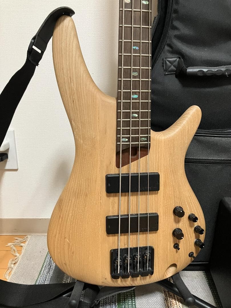 SR エレキベース ナチュラルウッド Ibanez SR300EB WNF ベース初心者12点セット 【Fenderアンプ付