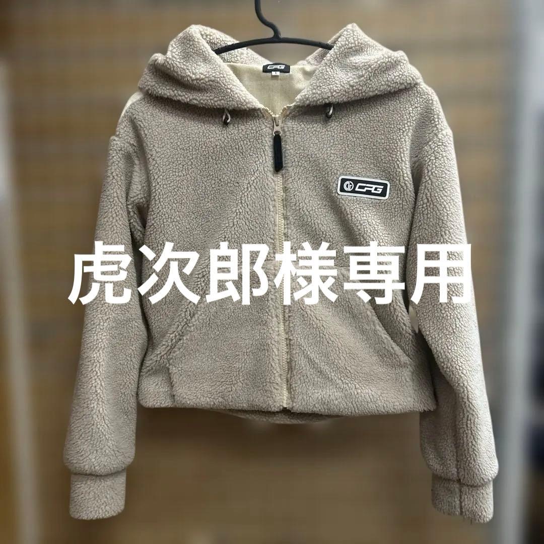 A8.CPG ゴルフ　ボアジップパーカー A8.CPG ゴルフ ボアジップパーカー - メルカリ