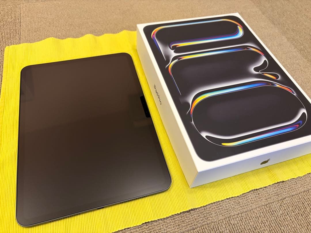 iPad Pro M4 Wi-Fi 11インチ 256GB スペースブラック 11インチiPad Pro Wi‑Fiモデル 256GB（標準ガラス搭載）- スペース