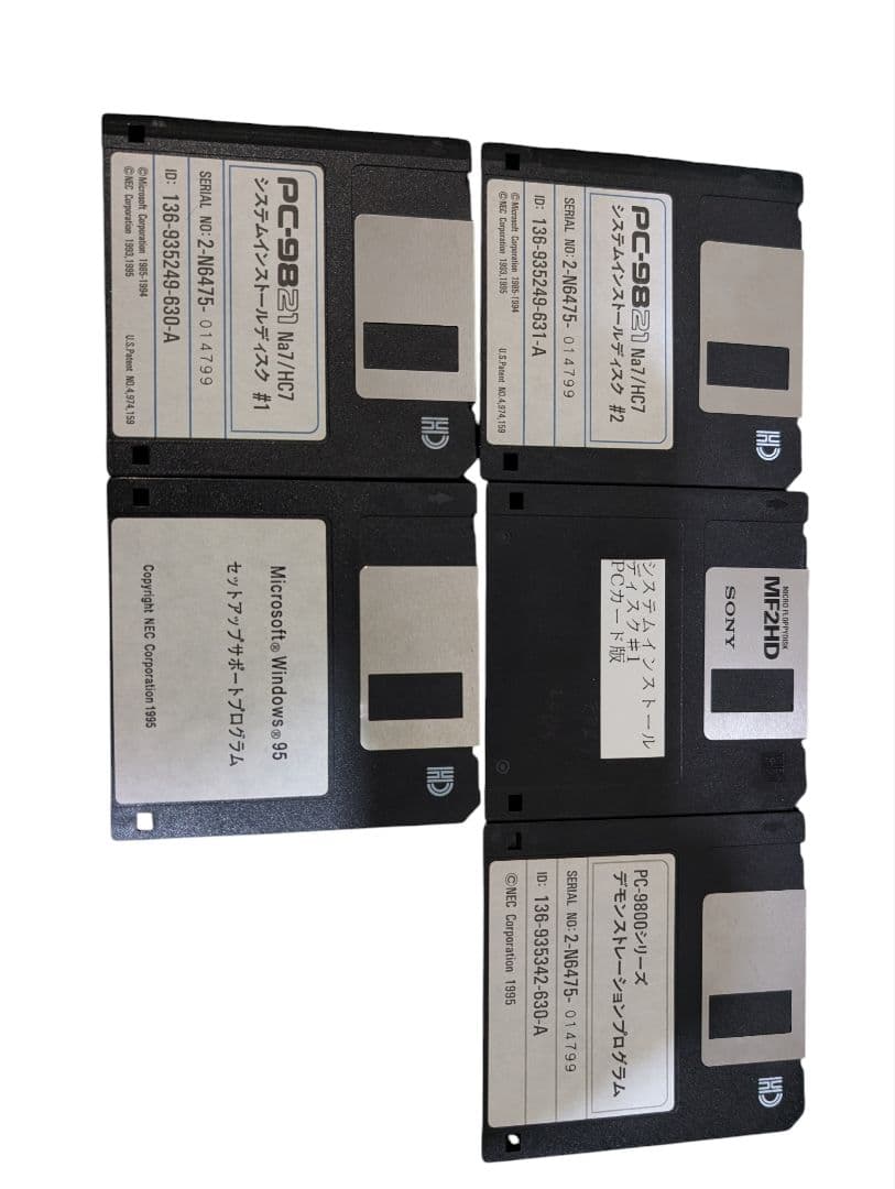 ジャンク NEC PC-9821 Na7/HC7 ノートPC 本体 - メルカリ