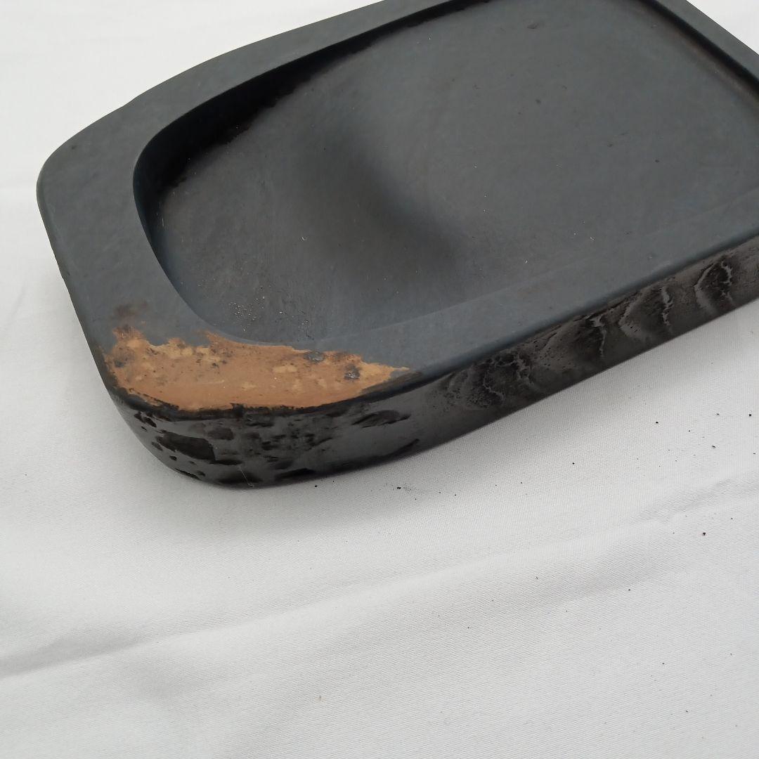 玄昌石　雄勝石　宮城県産の硯　作者の名入り　墨付き