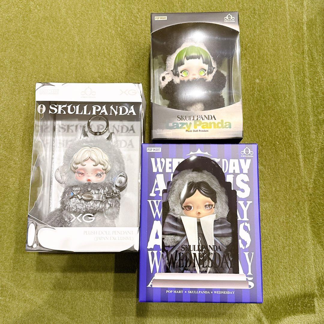 SKULLPANDA 3体セット XG LazyPanda WEDNESDAY SKULLPANDA 3体セット XG LazyPanda WEDNESDAY - メルカリ