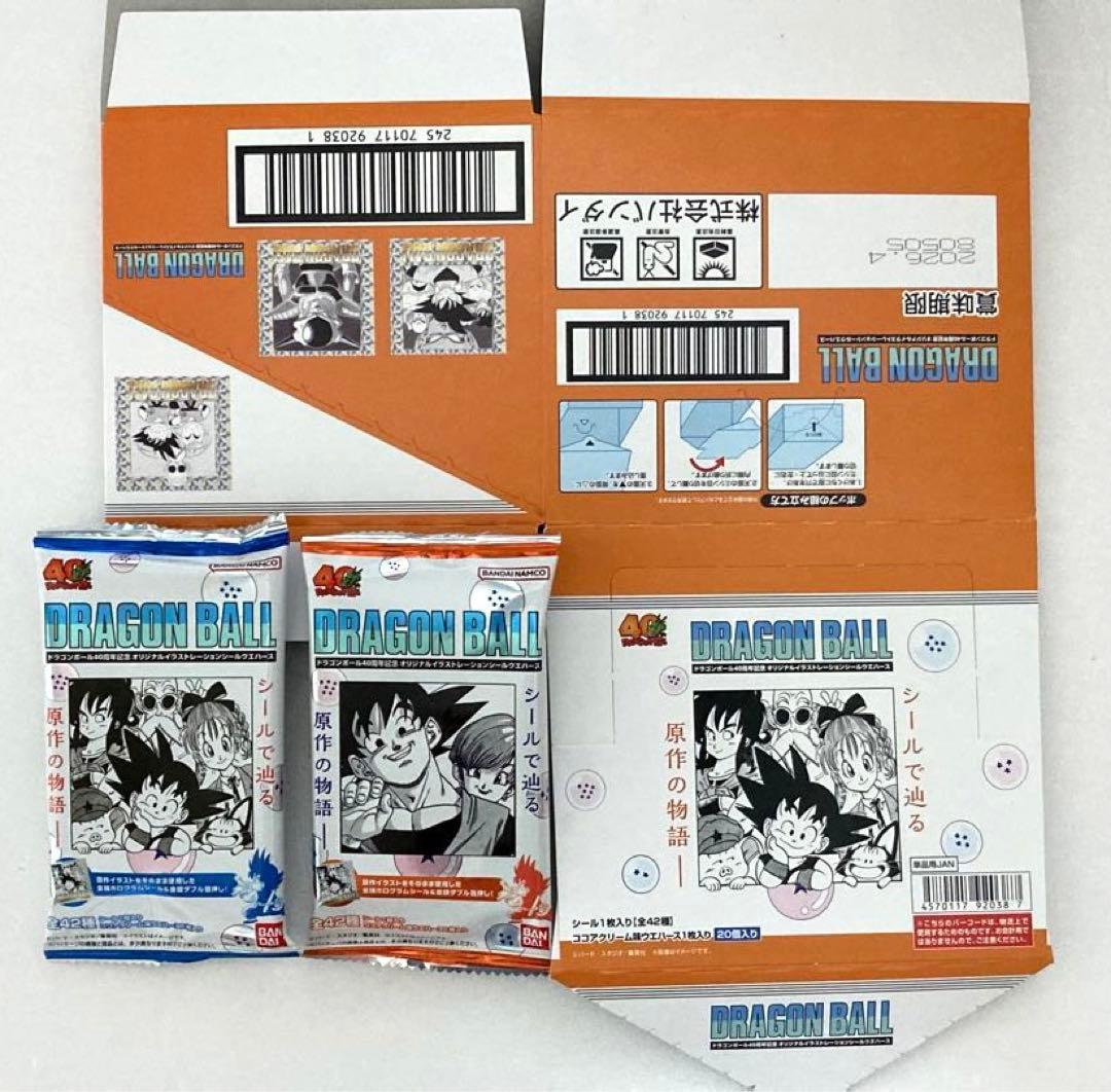 ドラゴンボール 40周年記念 イラストレーション 全42種 外箱 袋2種付き