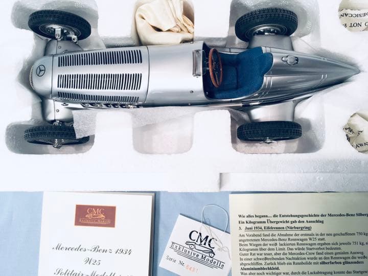 CMC 1/18 メルセデス ベンツ W25　1934　未使用、未展示