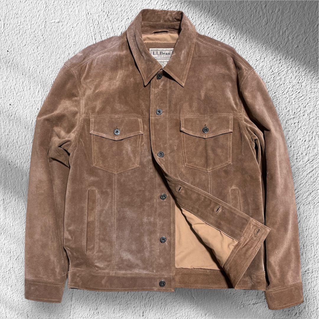 L.L.BEAN エルエルビーン スウェード レザー トラッカージャケット M