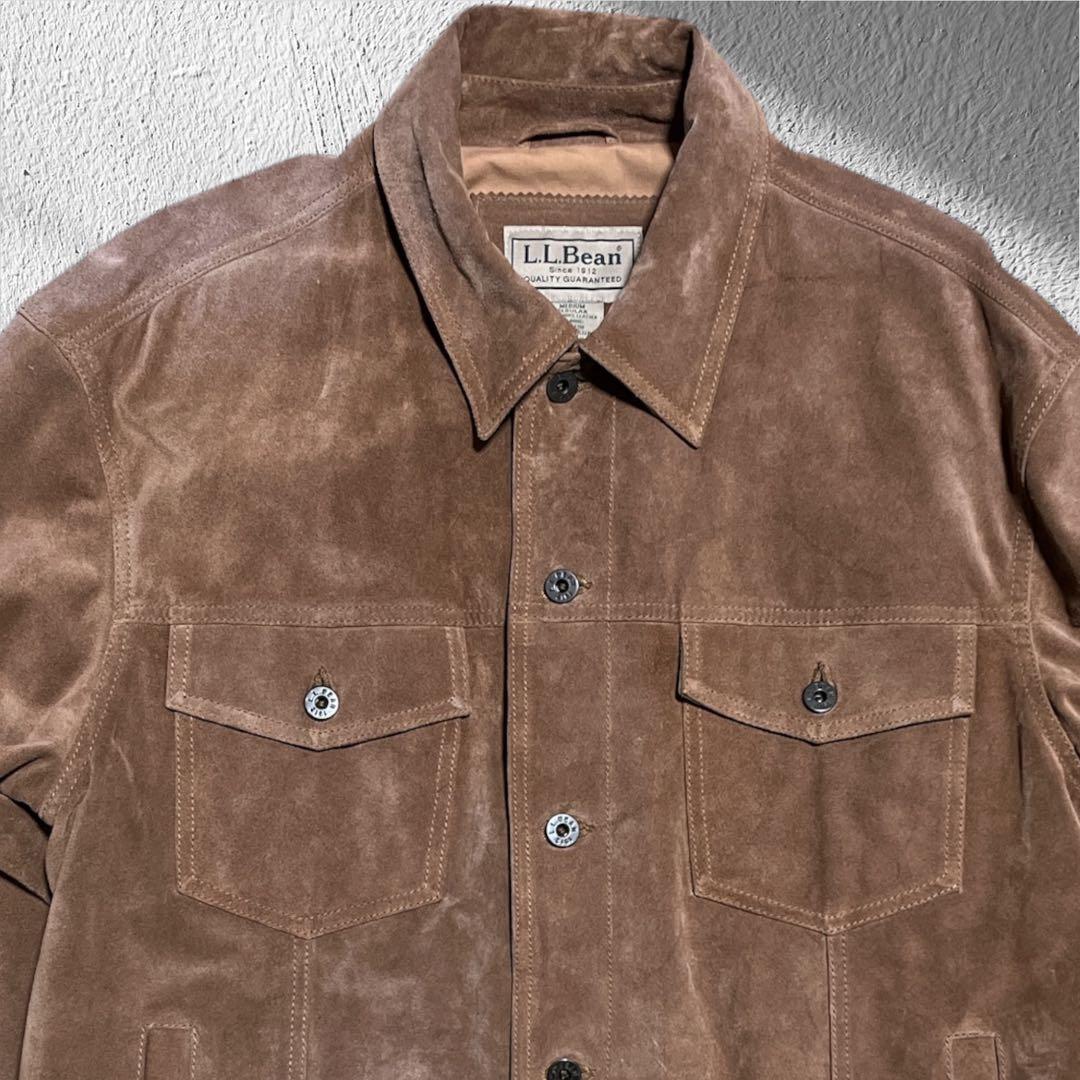L.L.BEAN エルエルビーン スウェード レザー トラッカージャケット M