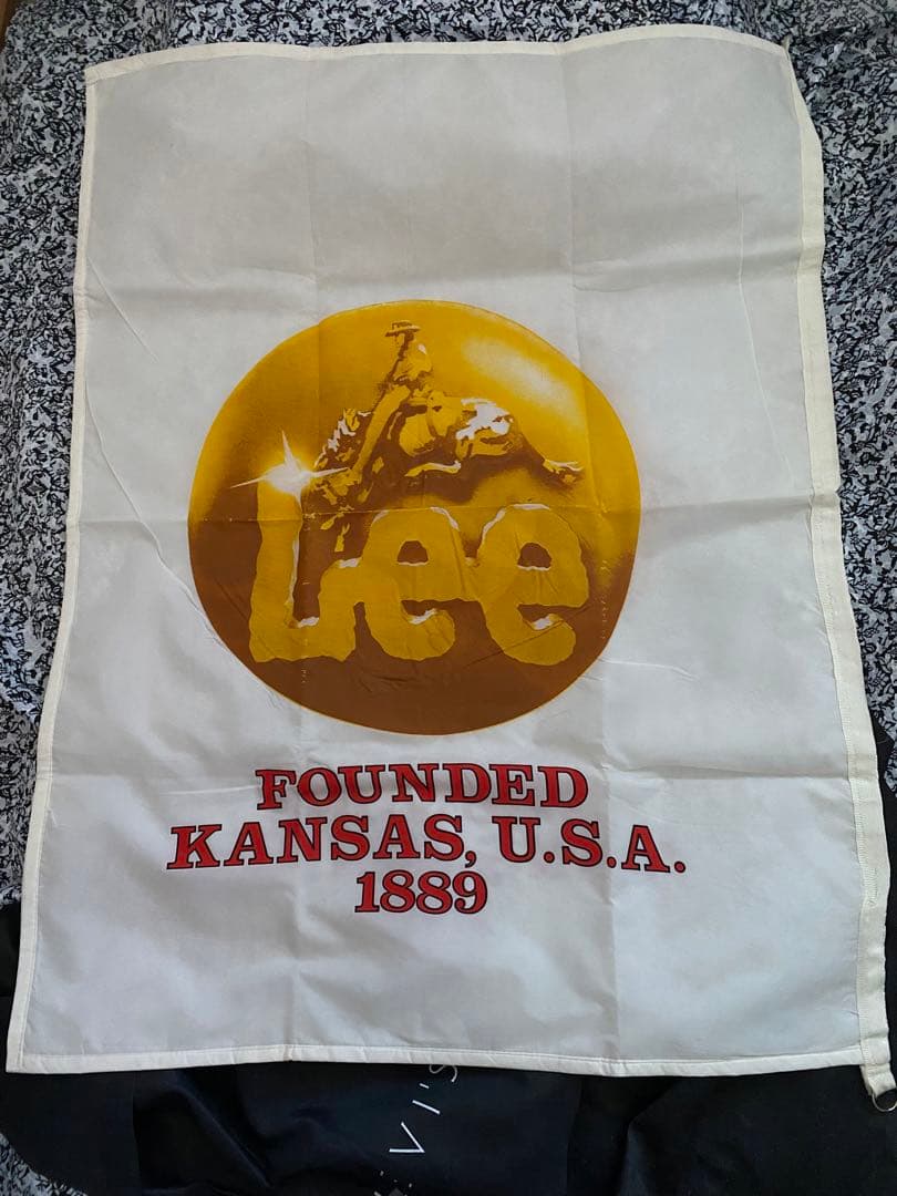 Lee リー　店舗用　販促品　80's 大判　タペストリー　フラッグ