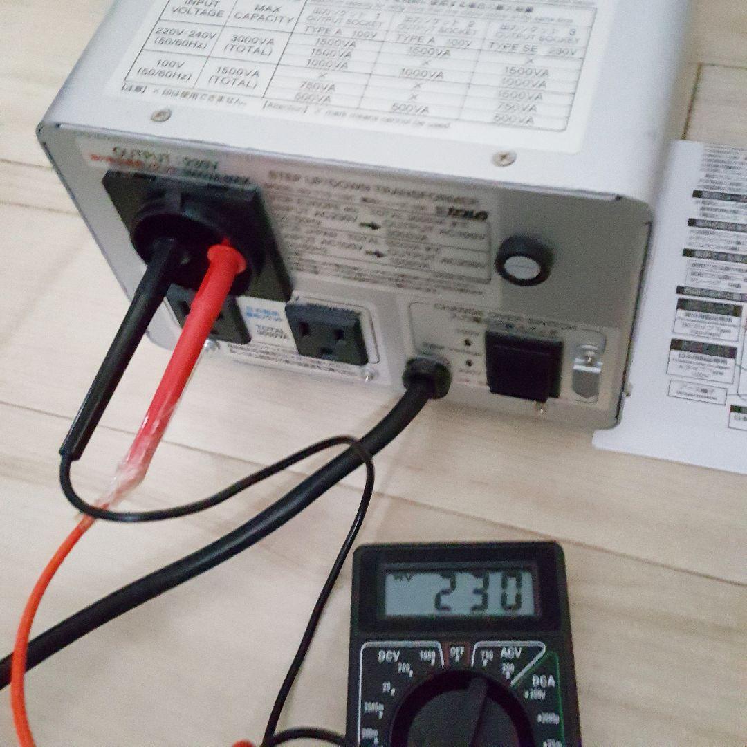 カシムラ TTS-119C 変圧器 100V/230V 3000W 大型トランス