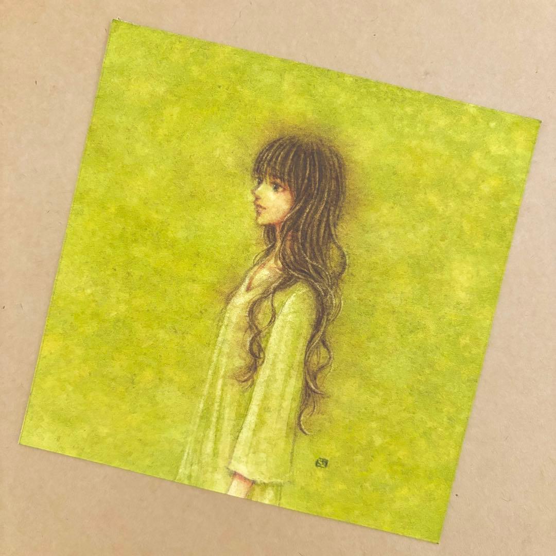 『ひだまり』（手描きイラスト・オリジナル・絵画・水彩画・人物画・原画）