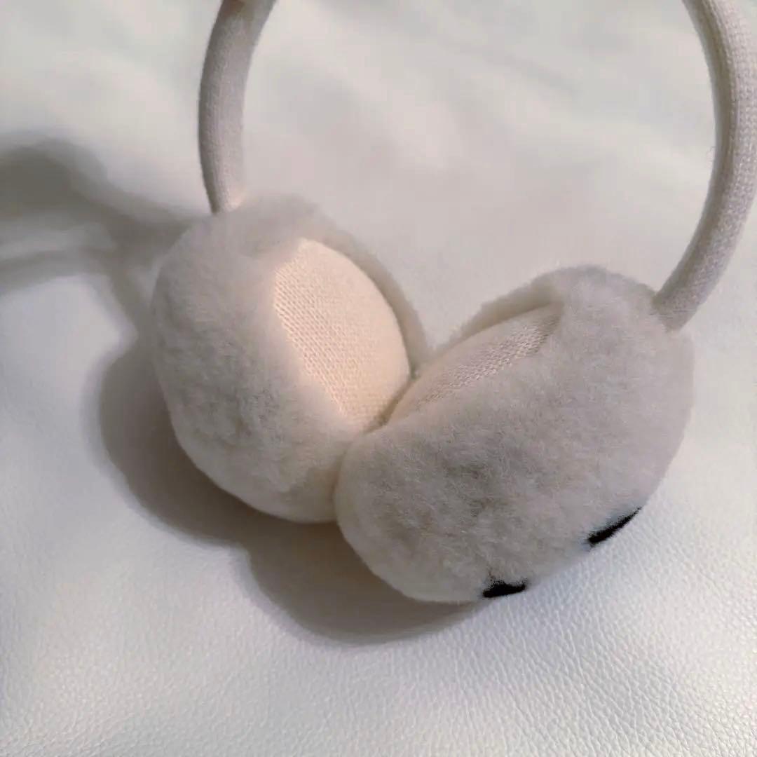 未使用】CHANEL 耳あて イヤーマフ ccマーク シャネル ホワイト 白