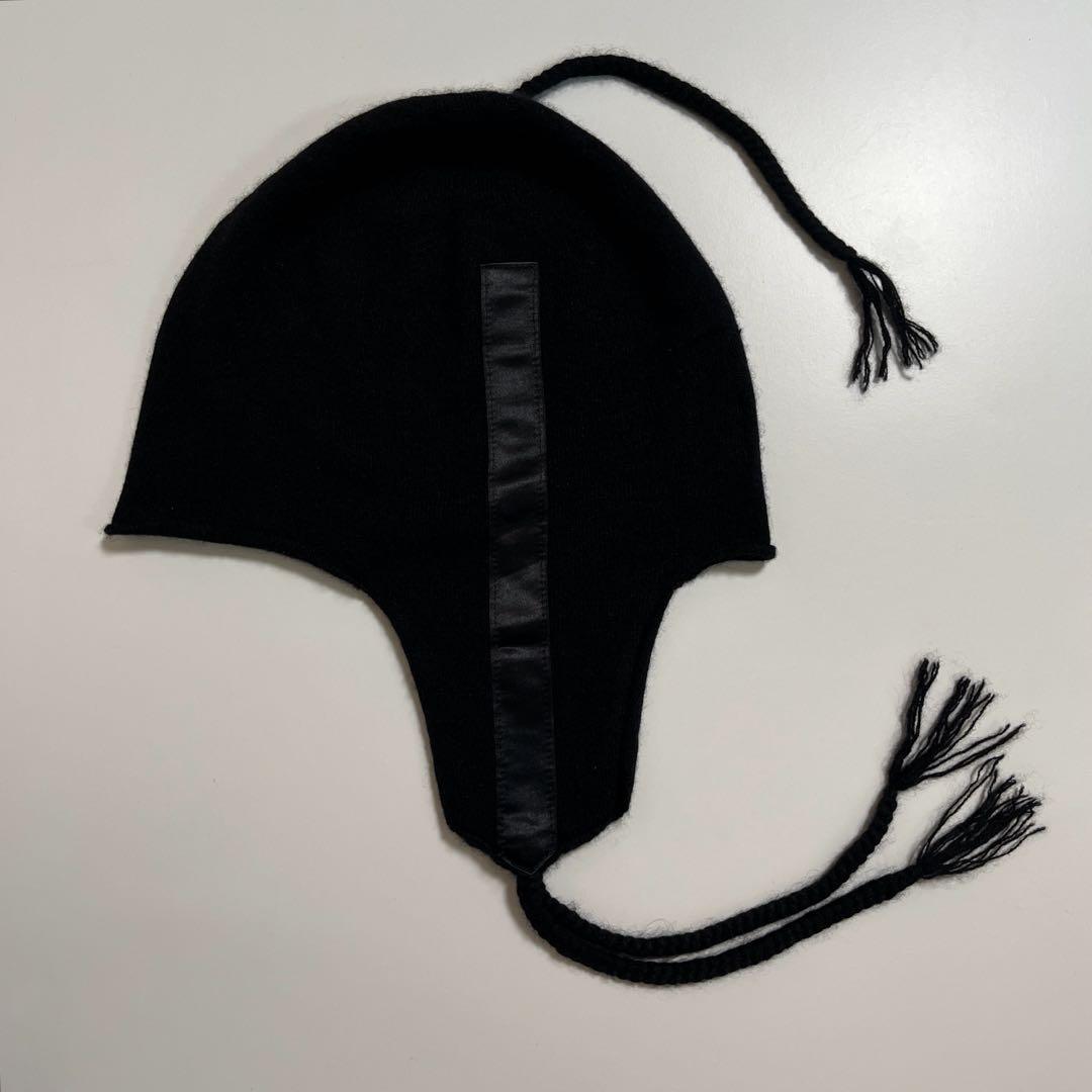 NUMBER NINE ニット帽 イヤーフラップ ブラック カシミヤ100% 3way ニット帽 カシミヤ 100% 全8色 レディース メンズ カシミア 帽子