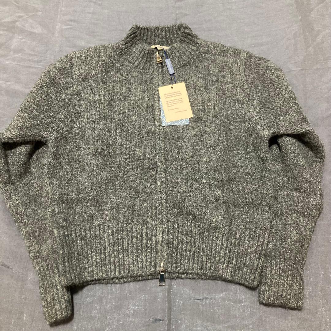 Paloma wool グレー ジップアップニット - メルカリ