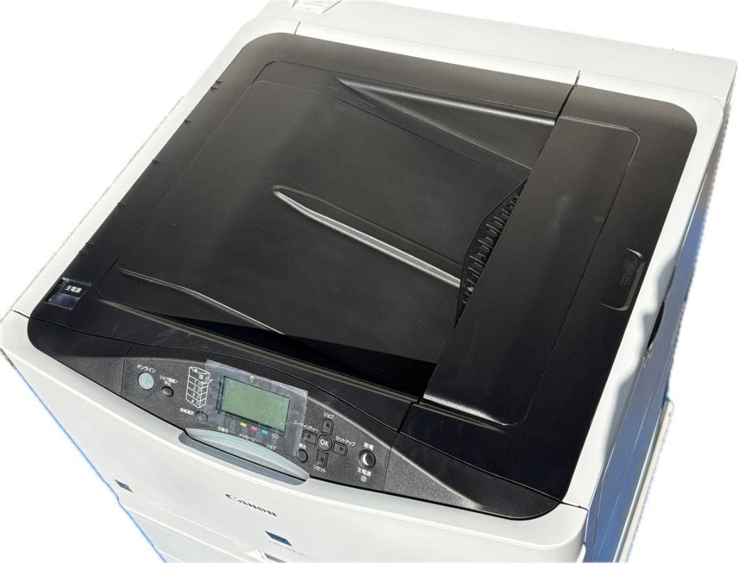 Canon A3カラーレーザープリンター LBP841C 給紙4段＋台車付 - メルカリ