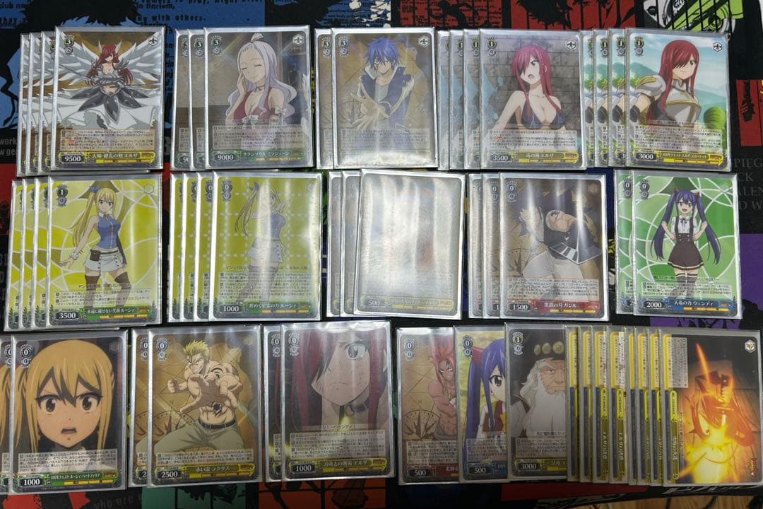 ヴァイスシュヴァルツ　デッキ　フェアリーテイル　8枝＋組み換えパーツ多数