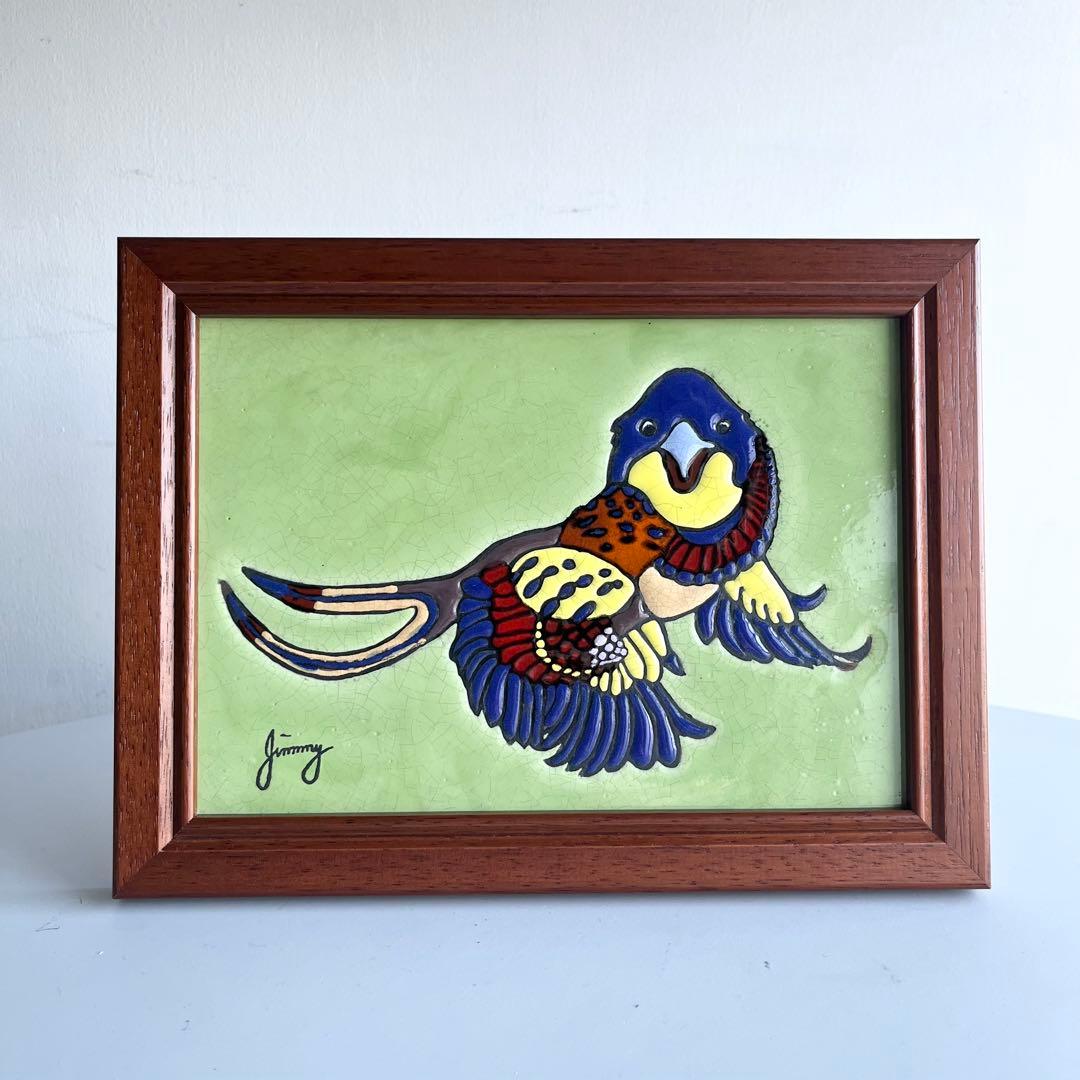 ジミー大西「ピースバード」　陶板画 タイル画 ジミー大西 画業30年記念 全国巡回展「POP OUT」開催決定！ | 吉本興業