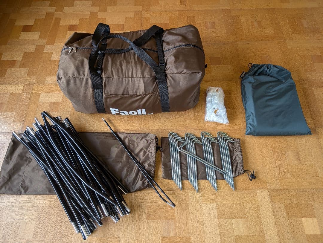 Ogawa オガワ／Facil ファシル　2ルームテント 1人でも設営簡単！オガワの2ルームテント『ファシル』[2023.11.11発行