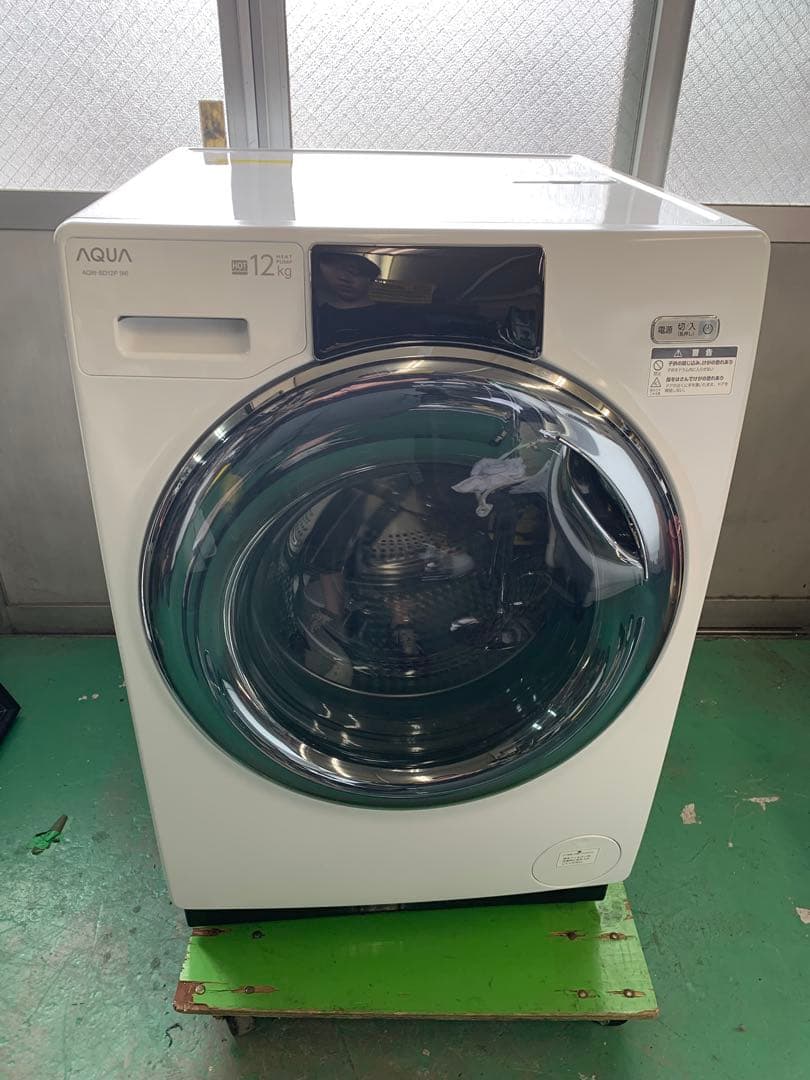 1. L9UCC アクア ドラム式洗濯機 AQW-SD12P-L 12kg ドラム式洗濯乾燥機 ホワイト AQW-SD12P-L(W) [洗濯12.0kg /乾燥6.0kg