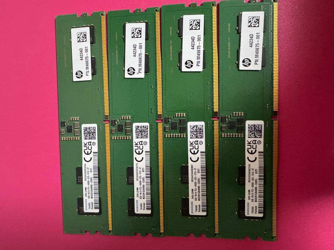 DT用 PC5-8GB 4枚 D5R4800シリーズ | DDR5 PC5-4800（PC5-38400）対応 デスクトップ用