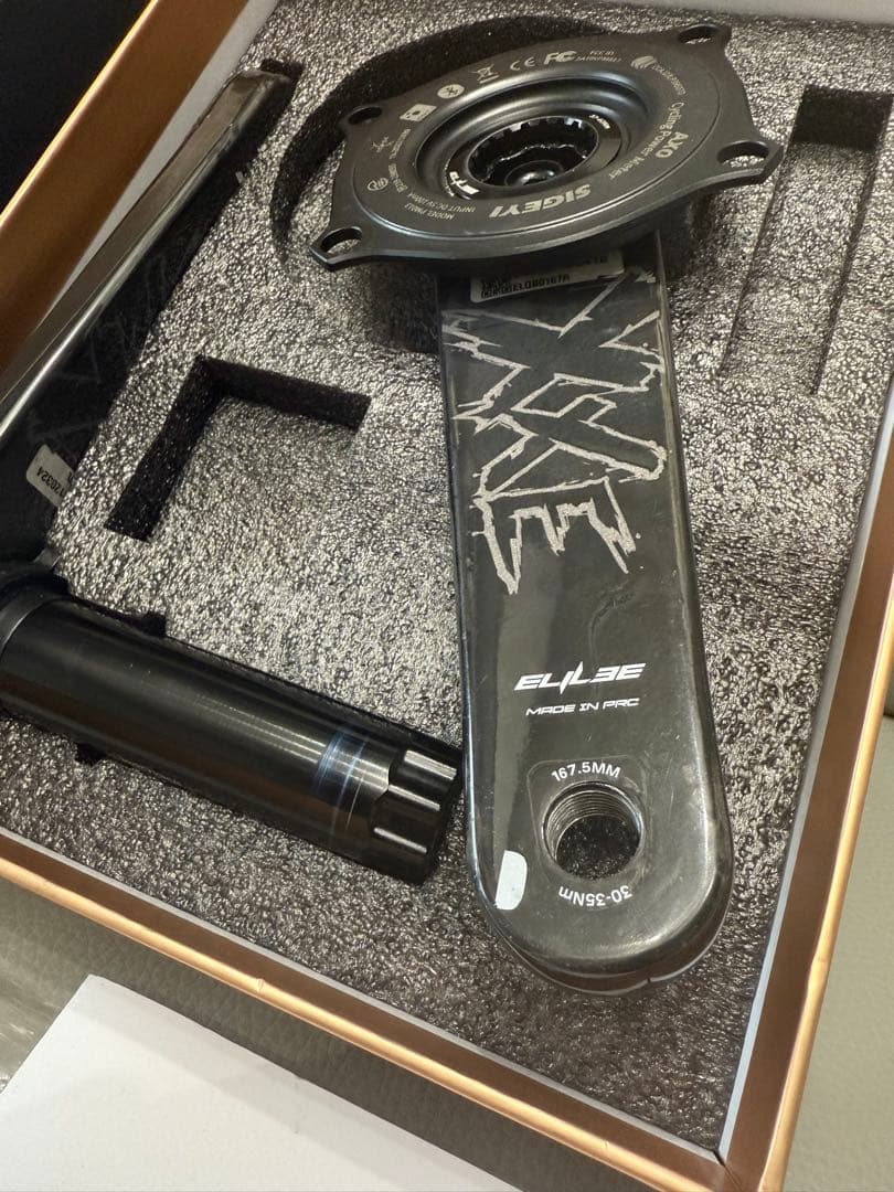 美品　ELILEE X320 パワーメーター　167.5mm