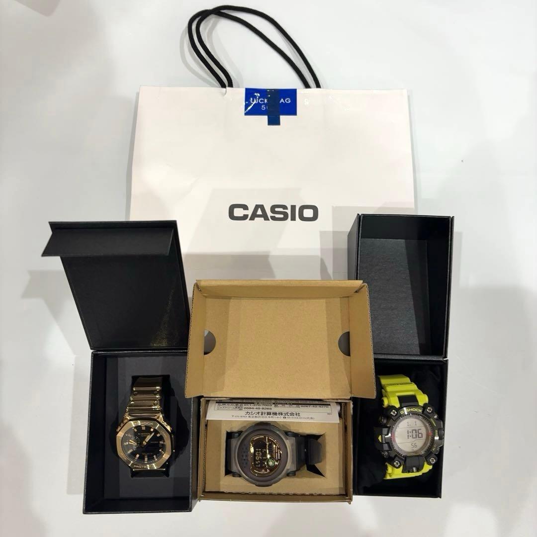 カシオ CASIO G-SHOCK 2026年福袋 3点セット - メルカリ
