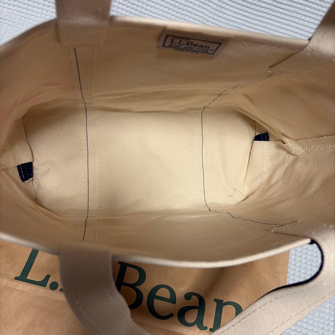 【新品】L.L.Bean トートバッグ　Ｍ　ネイビー　USA　袋付き