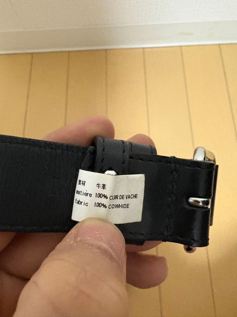 極美品《COMME des GARSONS》SA9012 レザーベルト