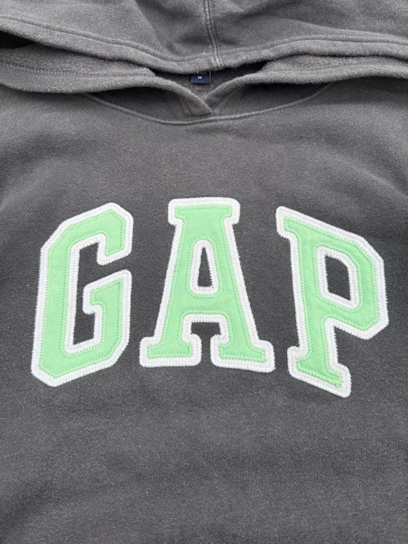 古着】90s OLD GAP ミント パーカー y2k ロゴドン フェード - メルカリ