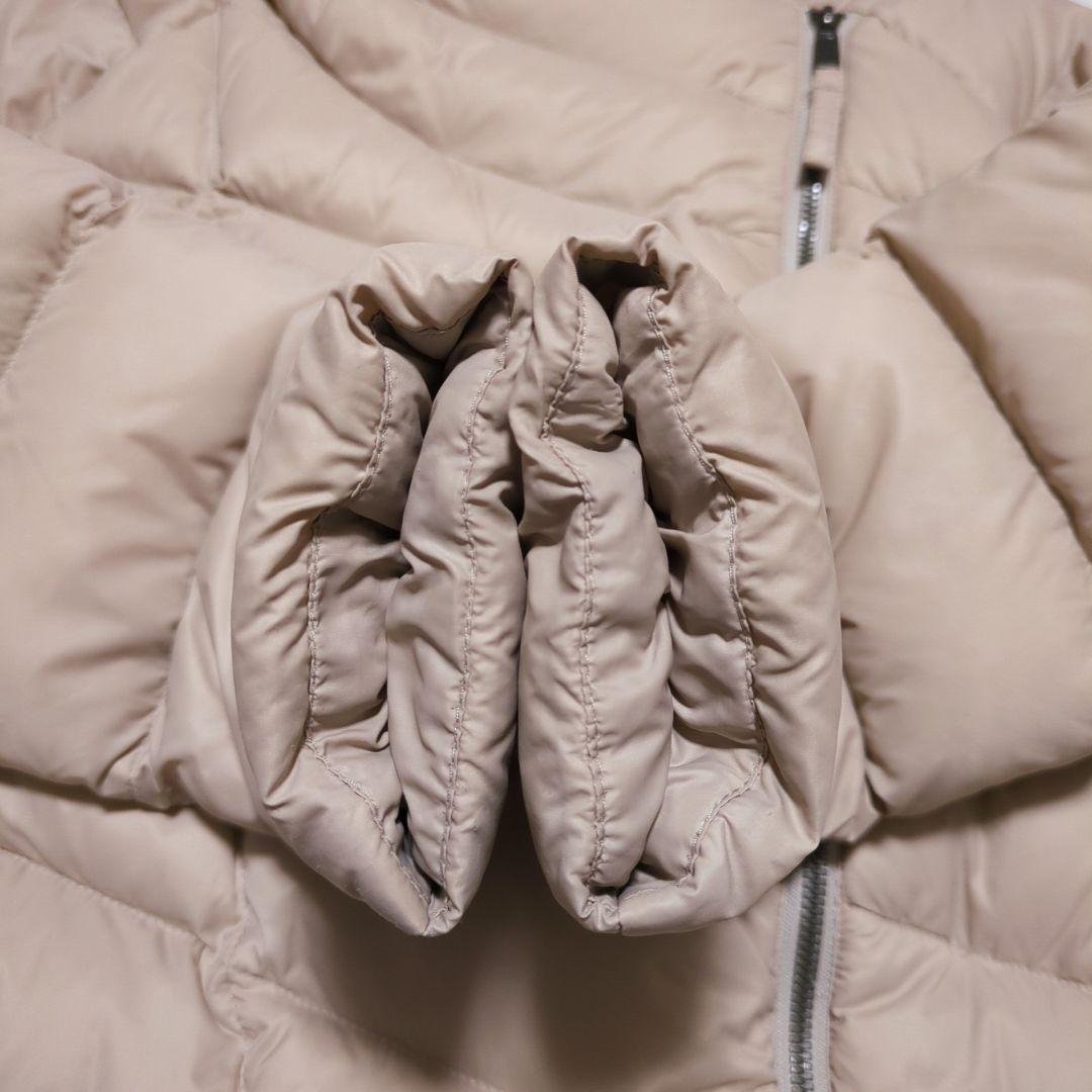 L.L.Bean♦バウンドレス ダウン パファー ジャケット ロゴ ベージュ M