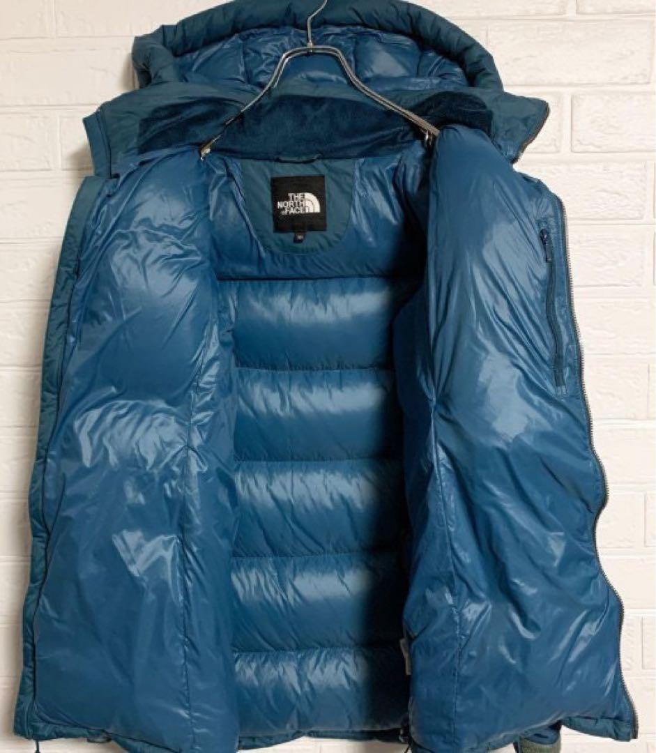 《激レア》ノースフェイス ダウン くすみブルー XL レディース