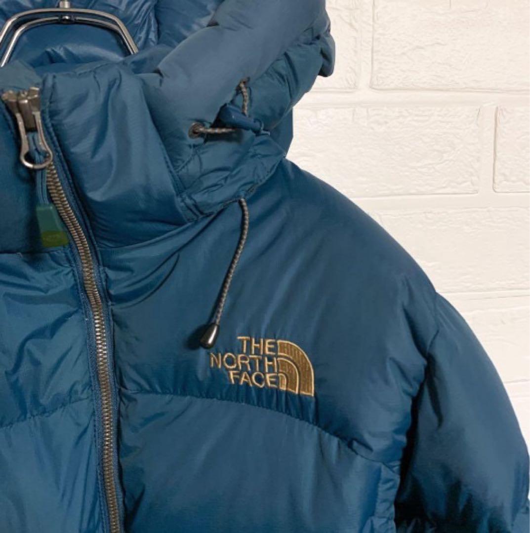 《激レア》ノースフェイス ダウン くすみブルー XL レディース