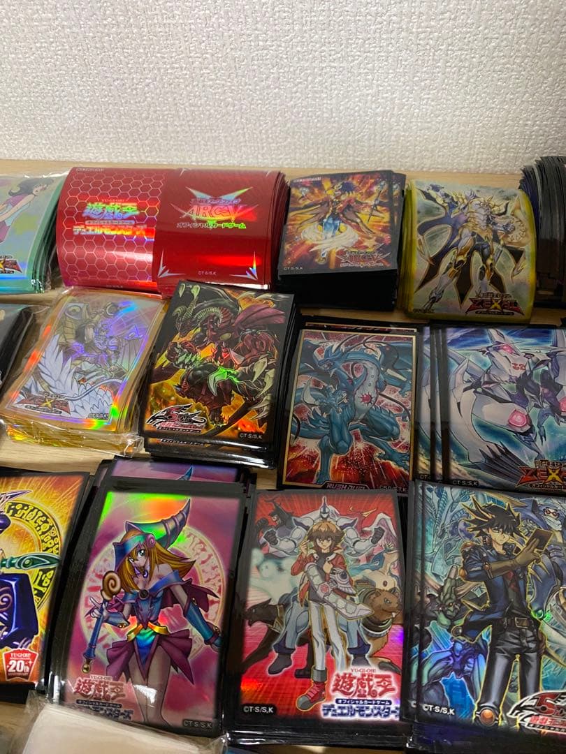 遊戯王　スリーブ　大量まとめ　5ds ゼアル　アークファイブ