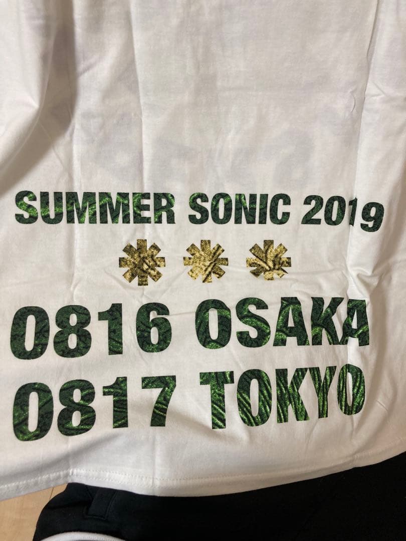 RED HOT CHILI PEPPERS 2019 サマソニ限定Tシャツ XL