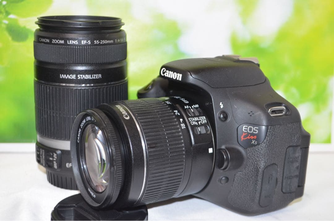 ♥届いてすぐ使える♥Canon EOS Kiss X5★一眼レフカメラ★キャノン キヤノン（Canon） Canon EOS kiss X5 レンズセット 動画撮影 SDカード