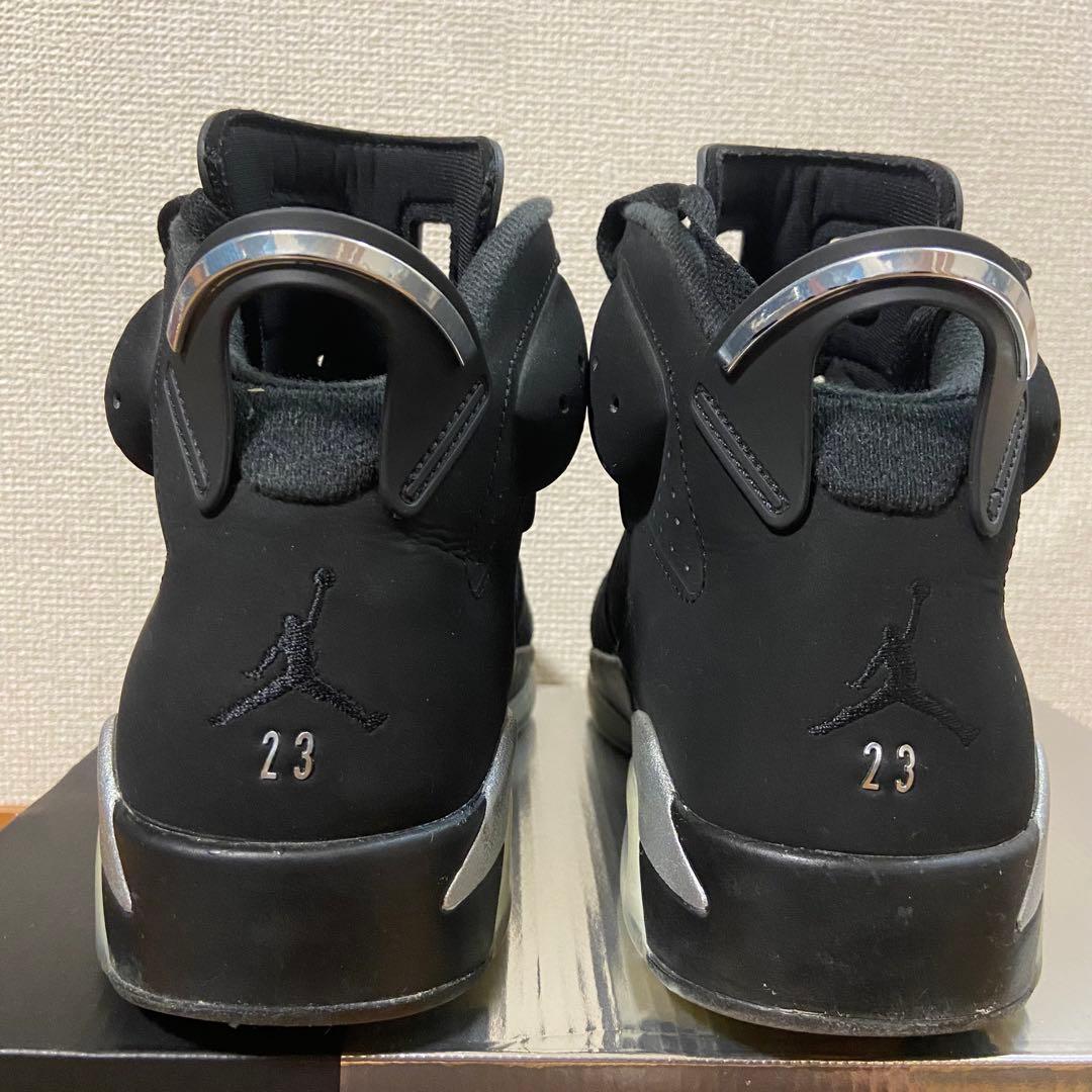 靴 NIKE Air Jordan 6 RETRO BLACK 27.5cm