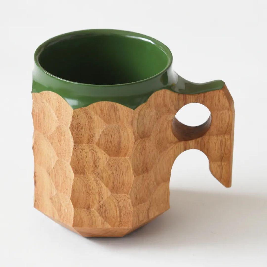 jincup Urushi Hybrid Green サイズ2L AKIHIRO WOOD WORKS アキヒロウッドワークス Jincup Urushi Hybrid