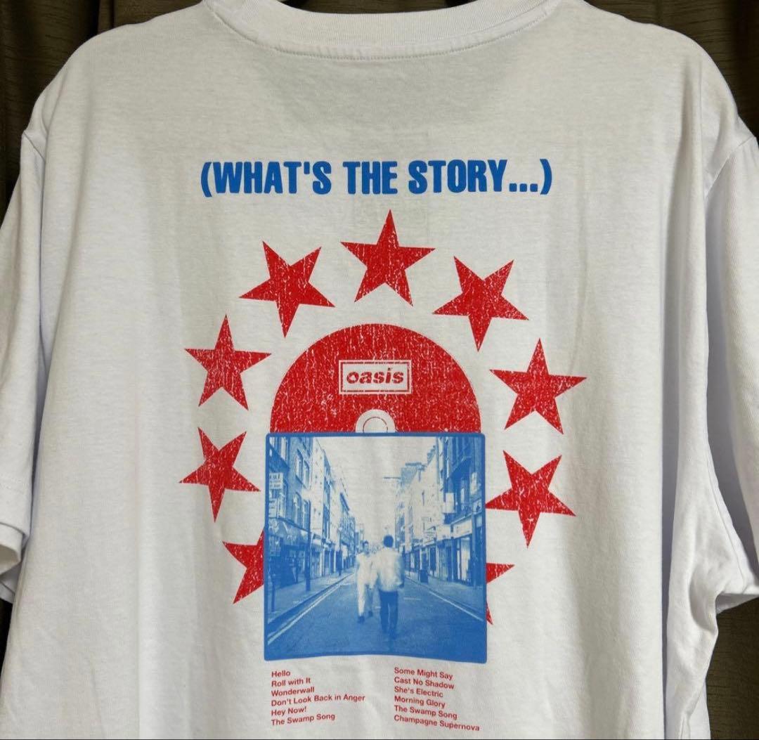 日本 未発売 Oasis 公式 Tシャツ バックプリント オーバーサイズ