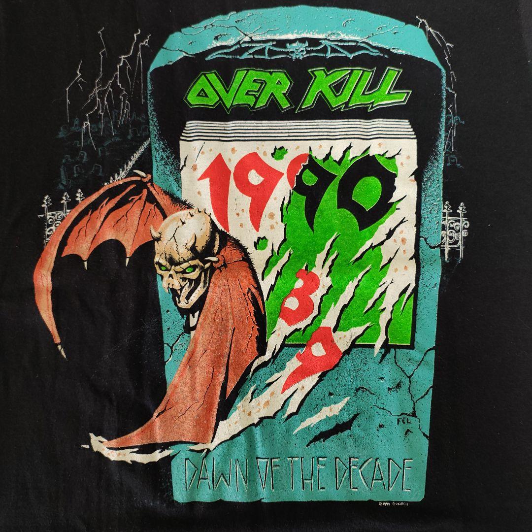 OVERKILL 1990 “DAWN OF THE DECADE ” Tシャツ