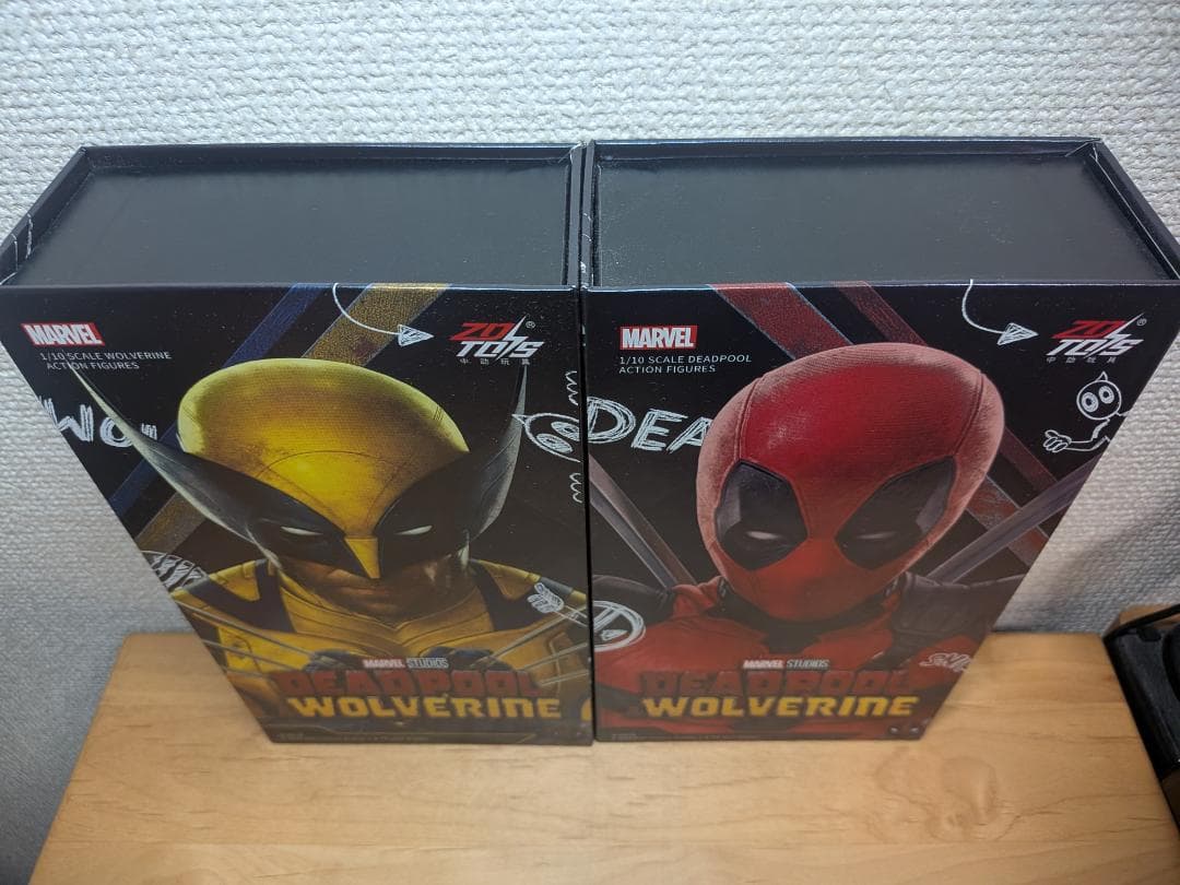 ZD TOYS ウルヴァリン デッドプール フィギュア セット売り マーベル