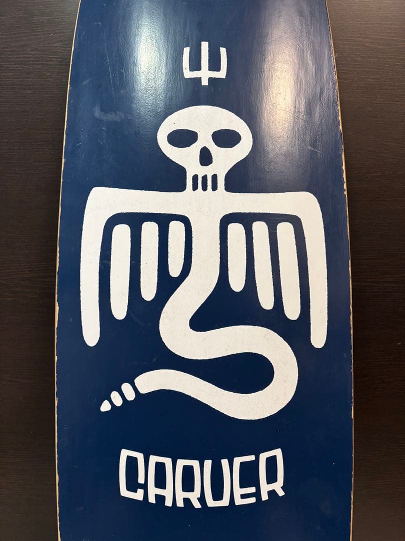 Carver スケートボードデッキ ネイビー - メルカリ