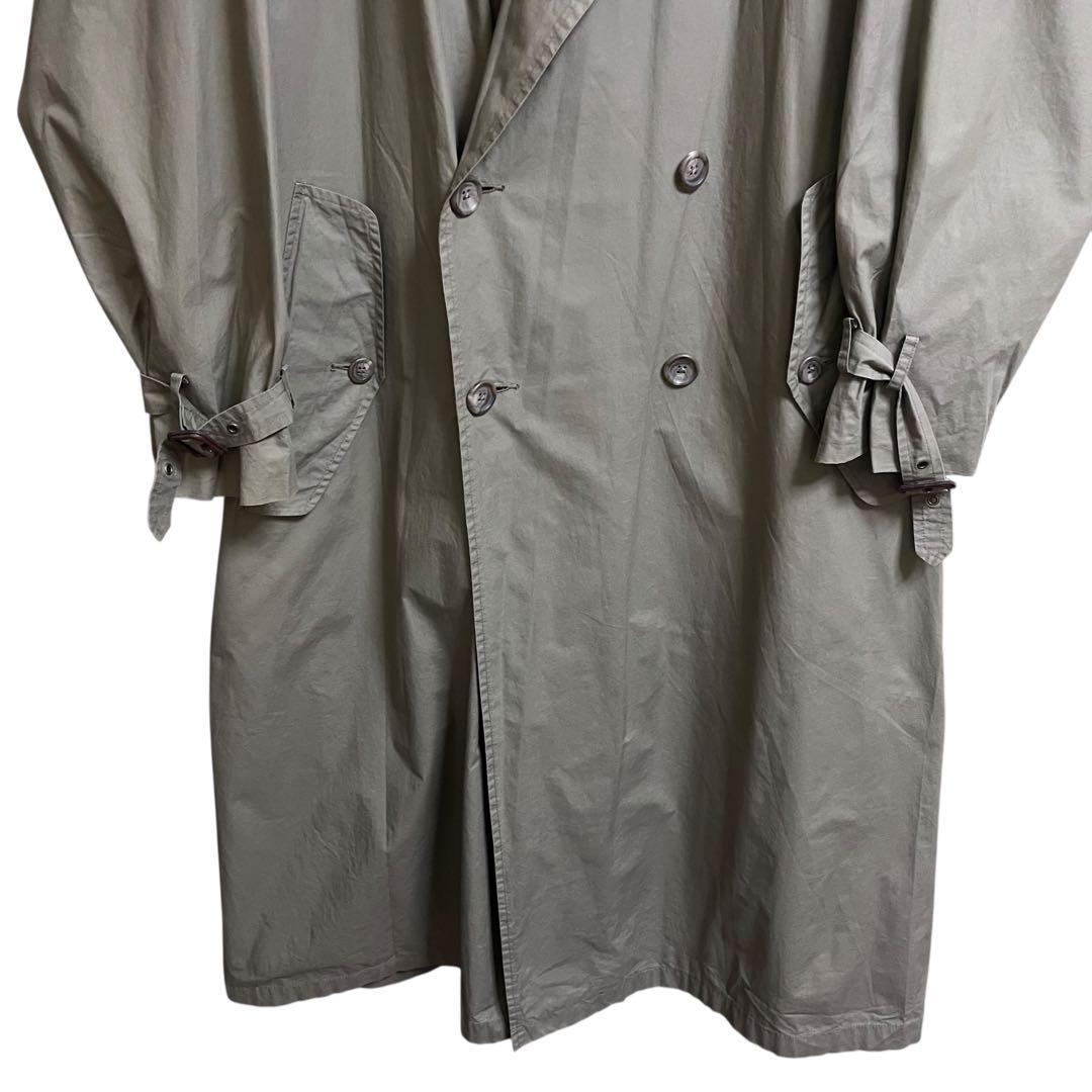 90s ポロラルフローレン トレンチコート M コットン ロング丈 カーキ