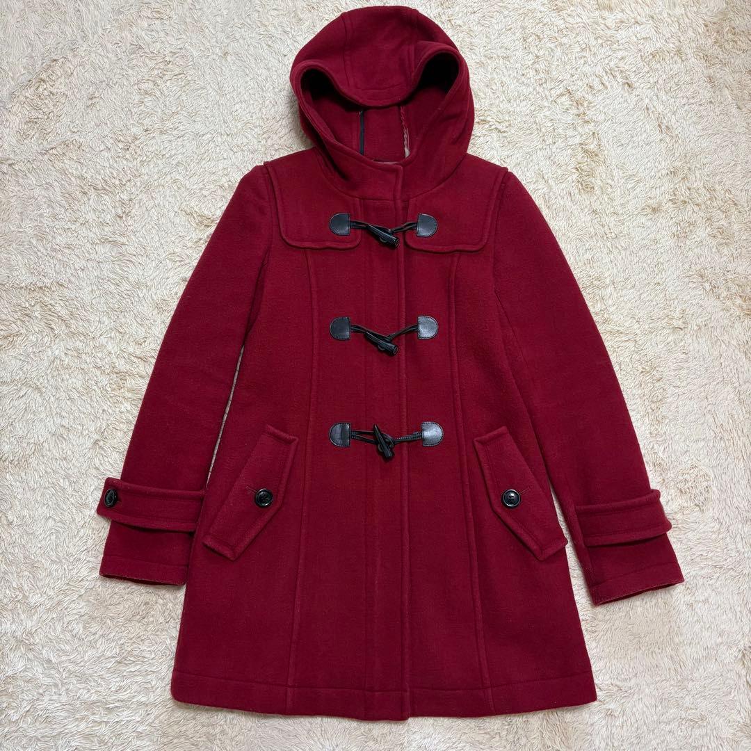 レア】ブルーレーベル クレストブリッジ レッド ダッフルコート 赤