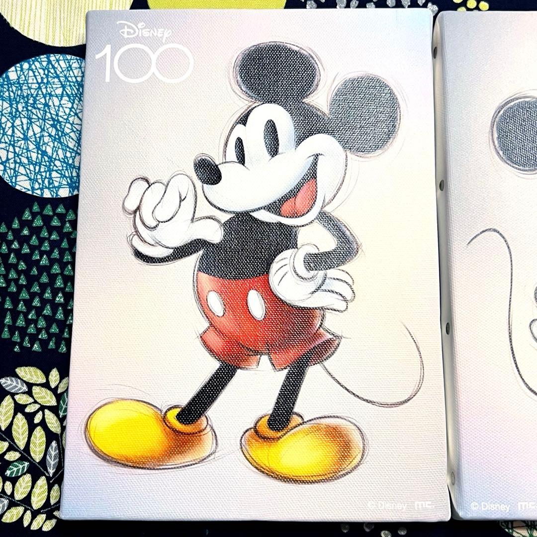 ディズニー 100周年 ミッキー ミニー パネル アートパネル イラスト セット