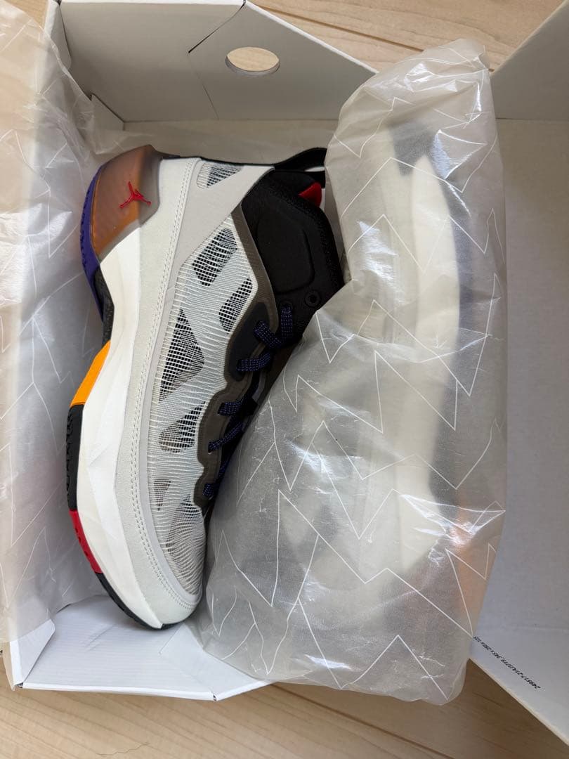 Air Jordan 36 ホワイト/ブラック/パープル/レッド NIKE AIR JORDAN XXXVI 36 (GS) WHITE-RED SZ 7Y-WOMENS SZ 8.5