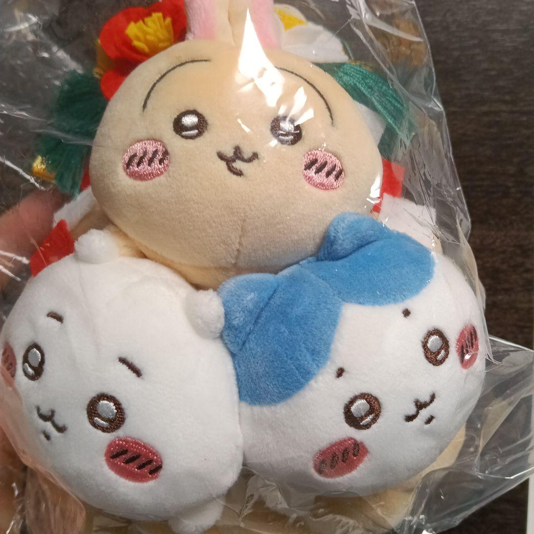 ちいかわ　しめ縄なぬいぐるみ　ハチワレ　うさぎ　マスコット　 お正月 ちいかわ しめ縄なぬいぐるみ ちいかわ ハチワレ うさぎ マスコット