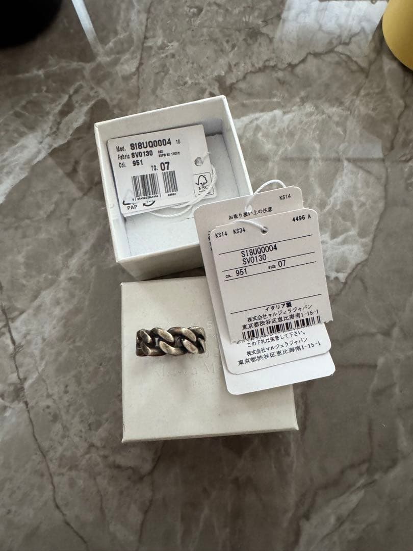 マルジェラ　リング 楽天市場】MAISON MARGIELA メゾンマルジェラ リング SM1UQ0101 P6478