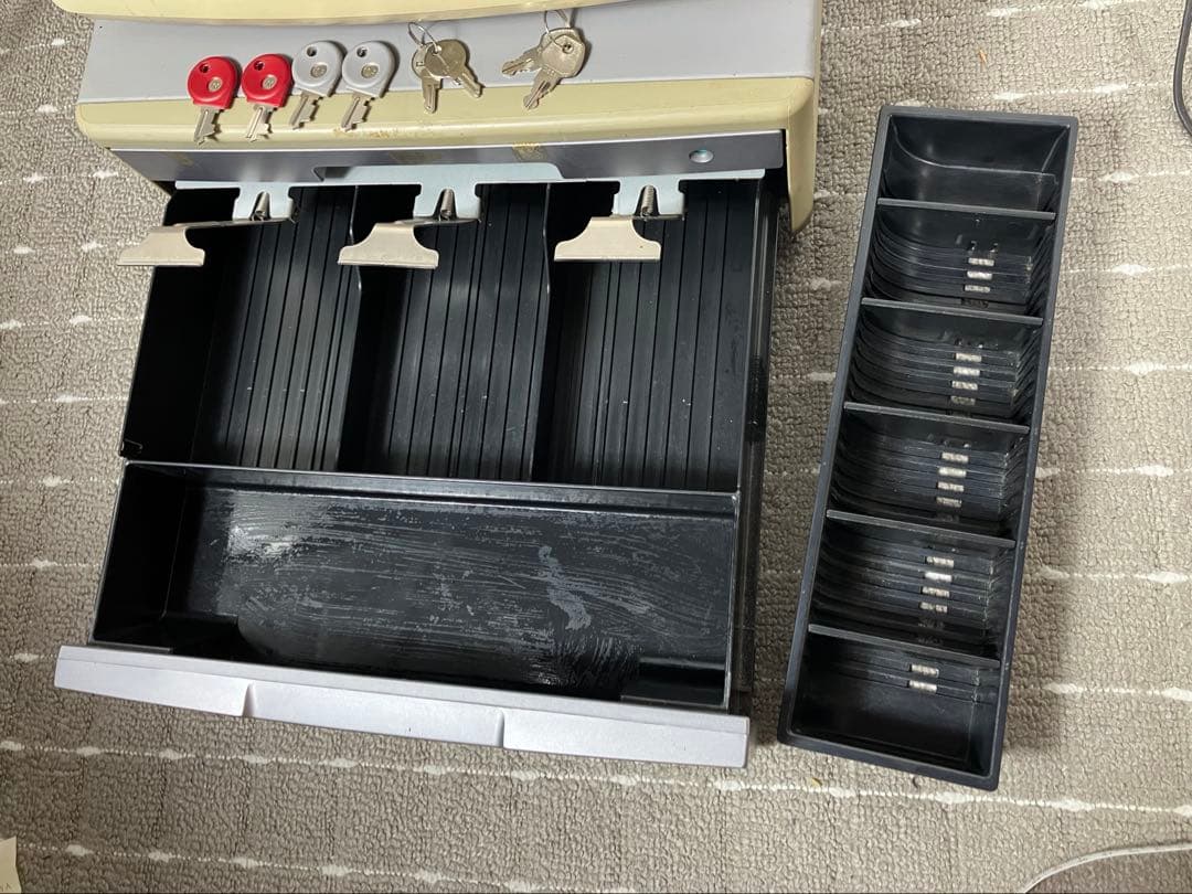 CASIO カシオ 電子レジスター TK-110 ドロア付き 動作確認済み