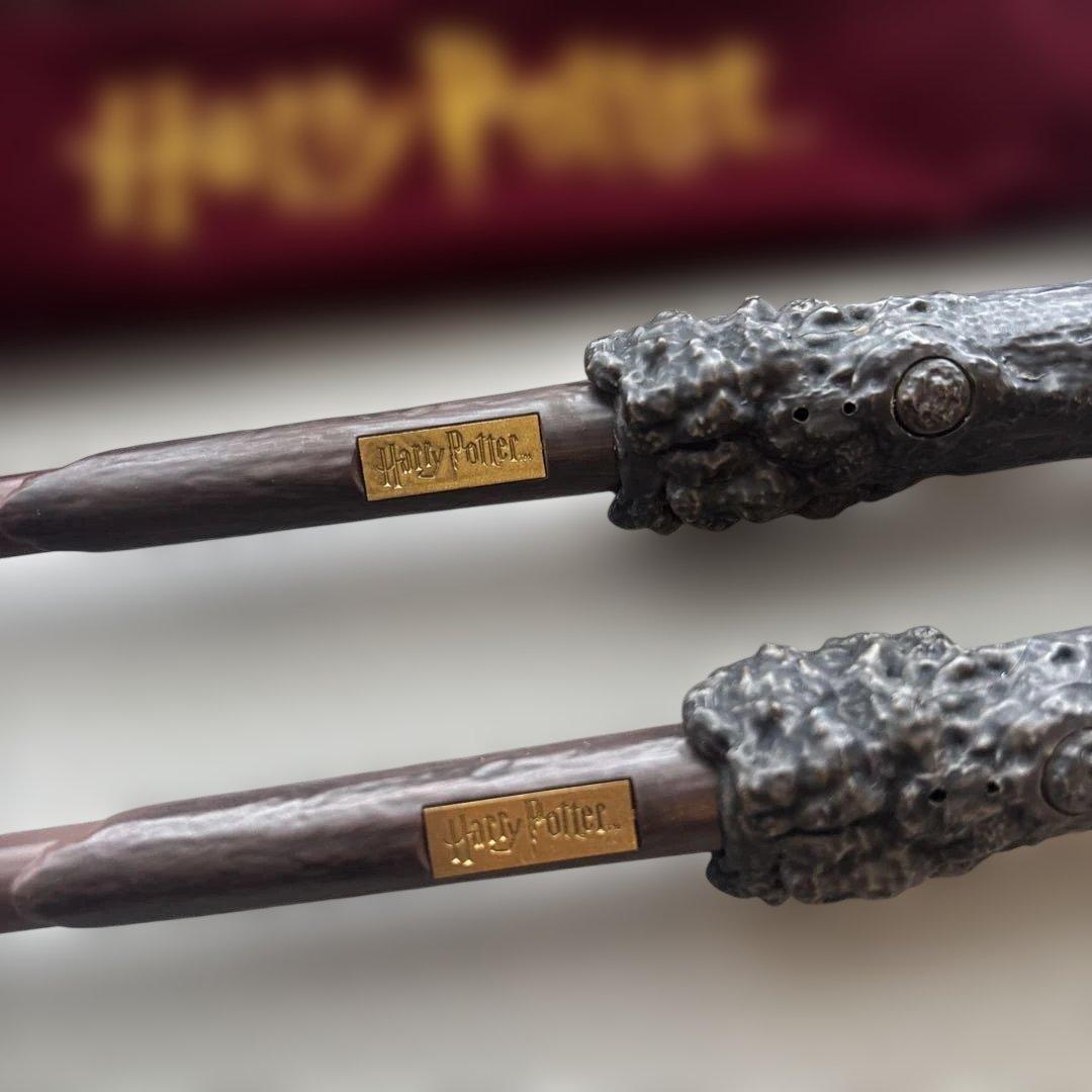 Harry Potter ハリポタ 音声認識機能付き 杖 2本セット