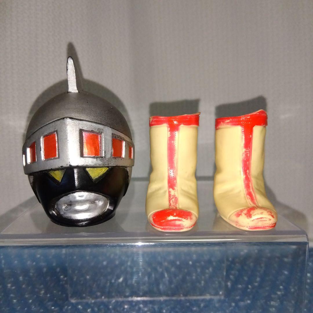 旧バンダイ　シルバー仮面　スタンダードソフビ　当時物　マルサン　ブルマァク