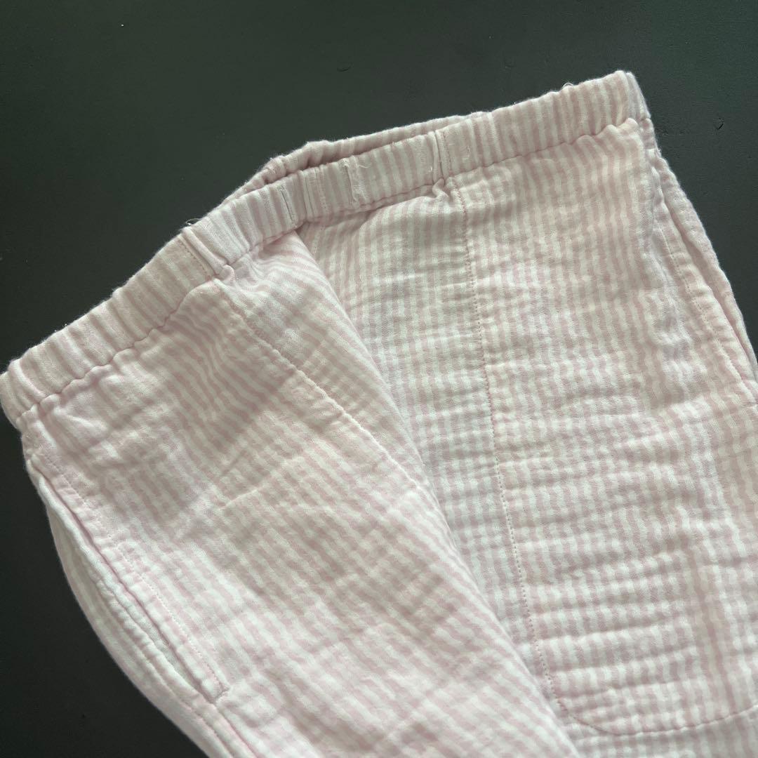 UCHINO】マシュマロガーゼストライプ パジャマ 究極のガーゼ S