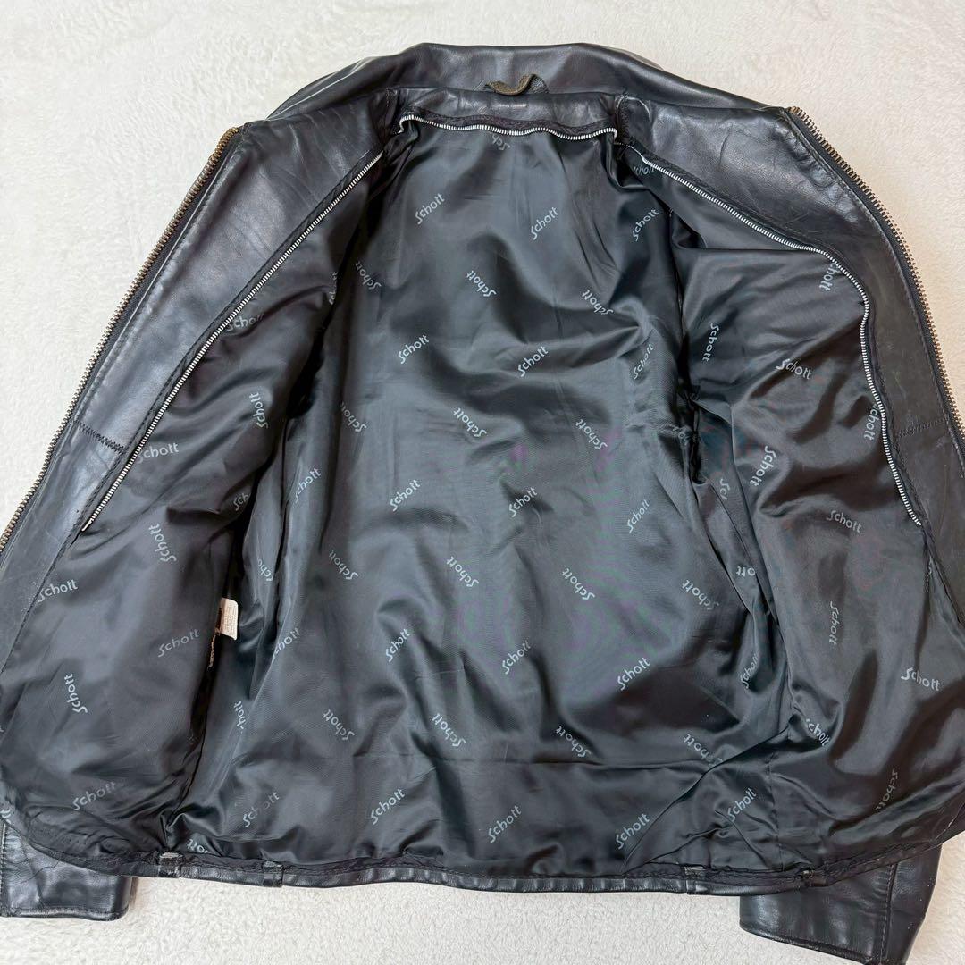 size40 schott AT101 ライダースジャケット 2way ライナー - メルカリ